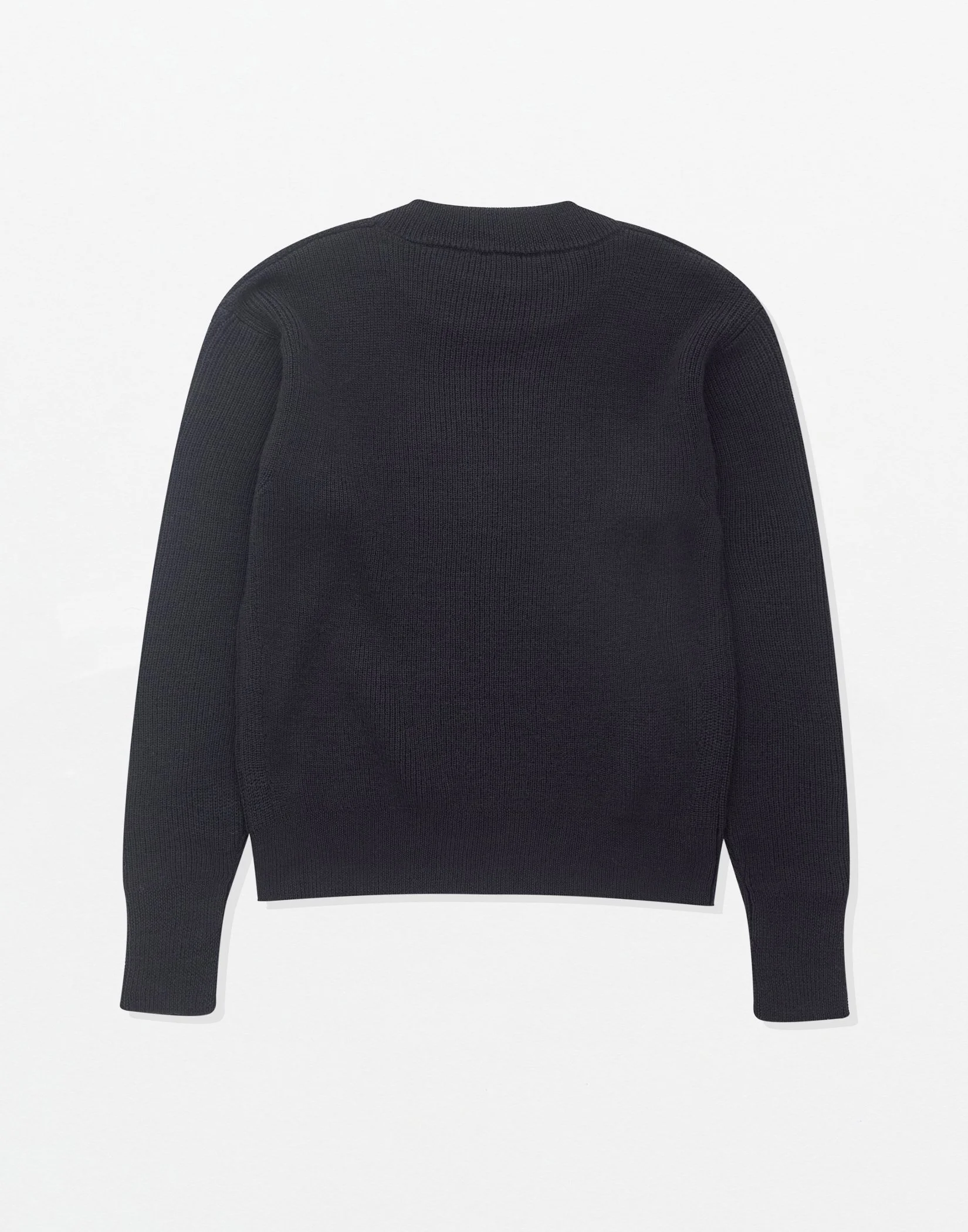 Lady White - WOOL LINK ZIP CARDIGAN (BLACK) — EQUIPMENT